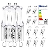 【Menge】 12 Stücke G9 Halogenlampen