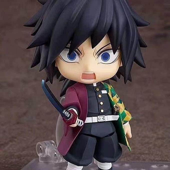 Miniatura 5 de Giyuu Tomioka - Figura de acción con accesorios para la cara, muñeca de acción conjunta, de PVC, modelo de personaje de anime, adornos, decoración,