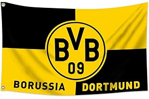 Borussia Soccer Ball Team Dortmund Flag 3X5Ft Football Fans BVB 09 Banner