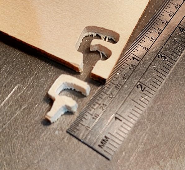 Crafteker basswood laser cut delicate shapes — review photo