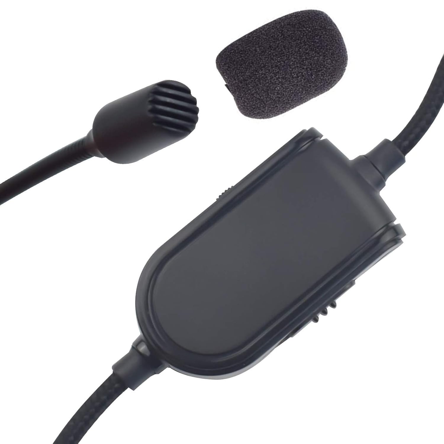 Replacement Cable Boom Microphone for Bose QuietComfort 35 QC25 QC35 QC35 II QC700 Gaming Headphones with inline mute volume control, Works on PC, PS4/PS5 Xbox One Controller (6.5ft, 3.5mm to 2.5mm)