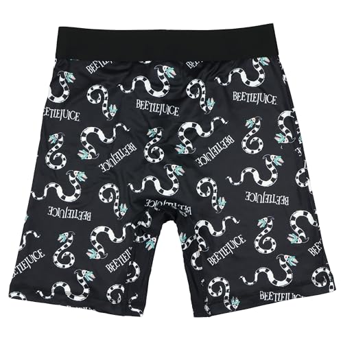 INTIMO Beetlejuice Men's Sandworm All Over Print Boxer Briefs Long Leg Underwear3