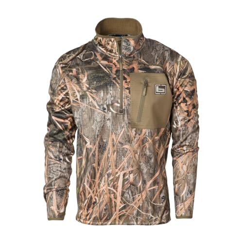 Banded Men's Mid-Layer 1/4 Zip Fleece Pullover