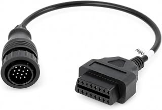 Vhbw OBD2 - Adapter Cable 14 Pin to 16 Pin for OBD Diagnostic Device Compatible with Elderly Mercedes Vito/Sprinter, Volkswagen LT Models with 14-Pin Connector