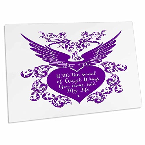 3dRose Angel Wings hermoso pad escritorio 58x40 cm