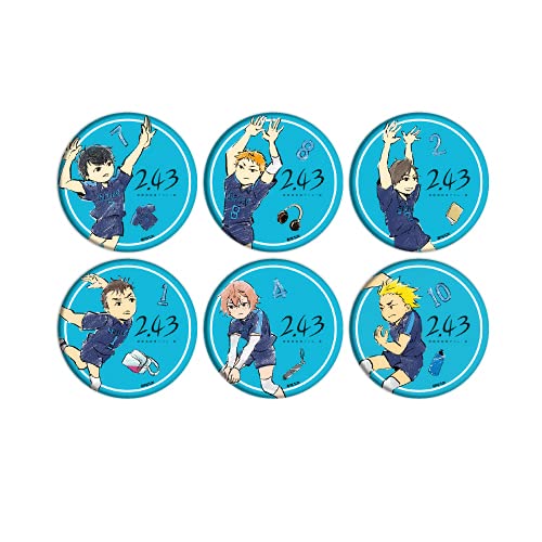 2.43 清陰高校男子バレー部 日本代表コラボ 缶バッチ Amazon.co