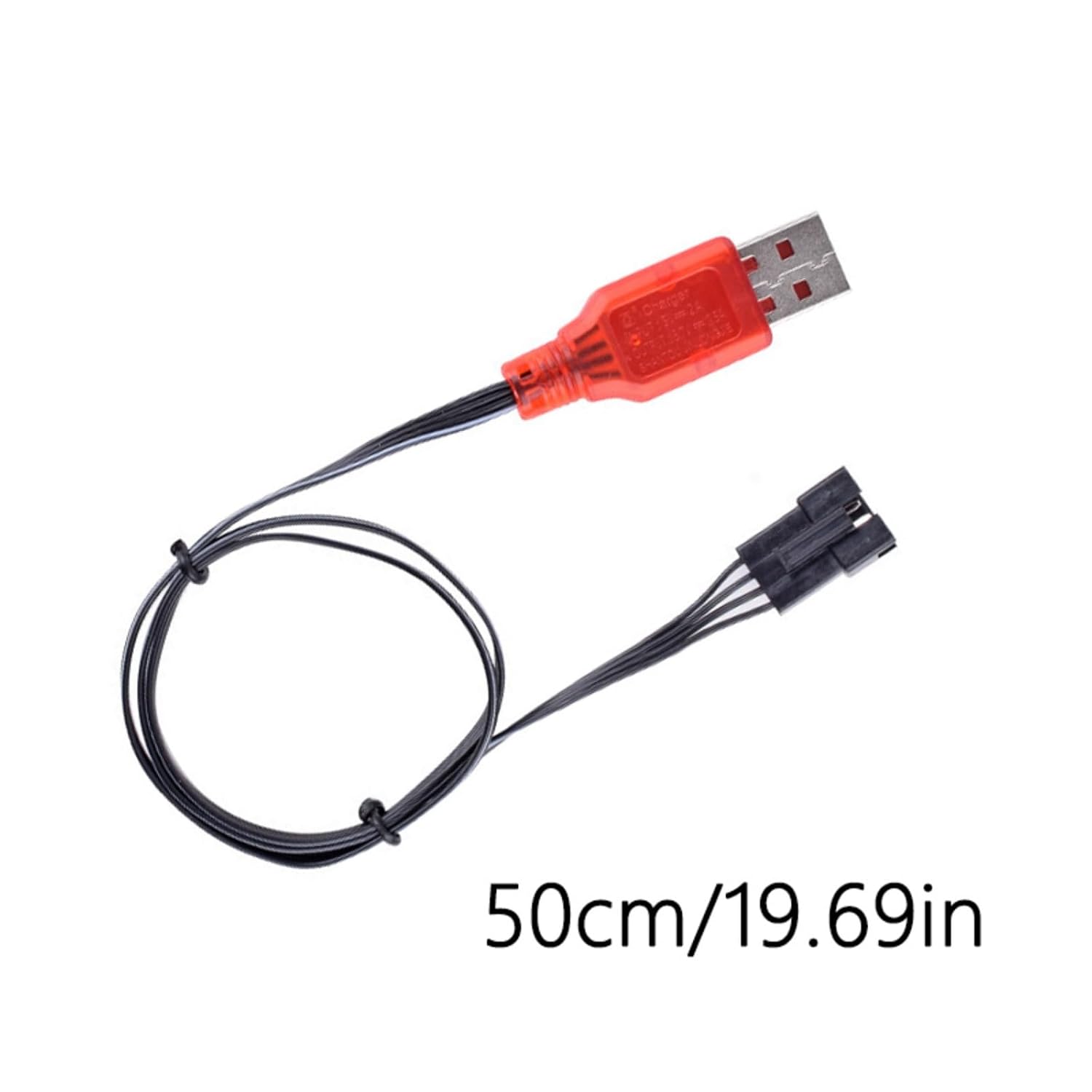 3.7Vx2 500mA SM4P Plugs USB Charging Cable for 7.4V Lithium Batteries Remote Model Car Boats LED Charging Indicators