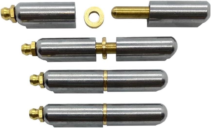 4" Aluminum Weld on Bullet Hinge Stainless Steel Bushing & Pin w/Zerk