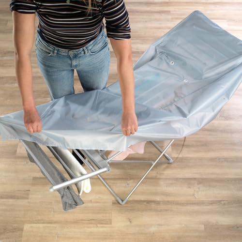 Beldray Winged Heated Airer Cover – Singular Grey Cover, Converts Winged Airer to Heated Clothes Airer, Easy to Assemble, Foldable, Compact, Energy & Cost Saving, 70cm H x 54cm W x 146cm L - Image 3