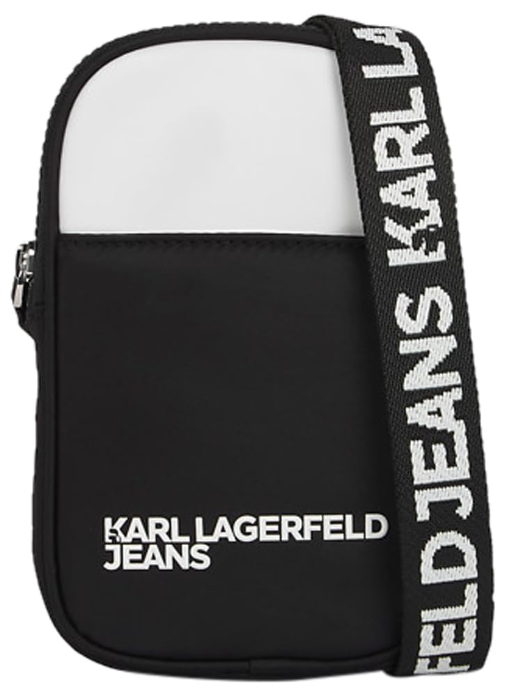 KARL LAGERFELD JEANS, Men's, Essential Nylon Phone Pouch, Multicolor, One size