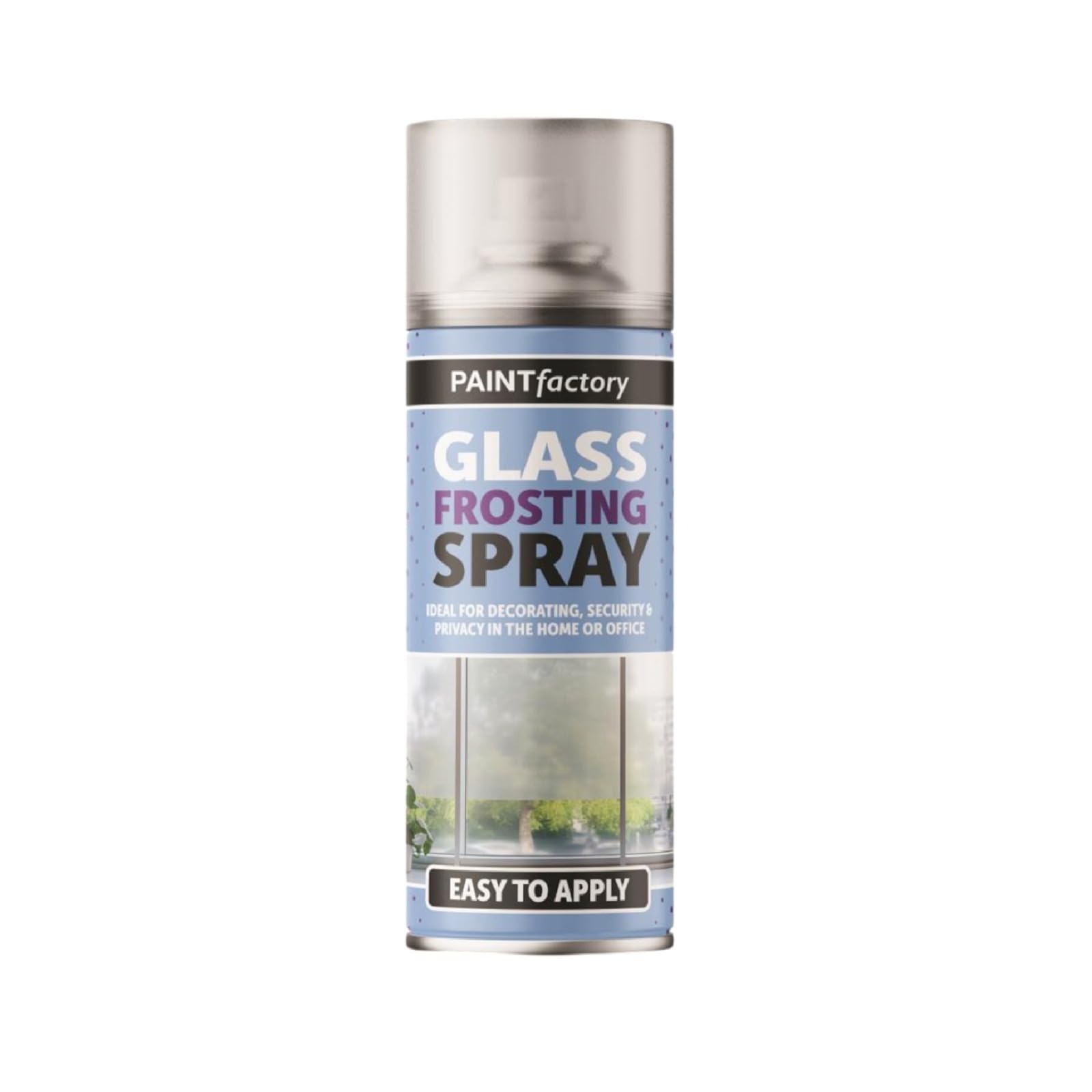 Ysamax 1Pcs Glass Frosting Spray, Quick Drying Formula, Suitable For Glass Doors, Windows, Skylights, Ideal For Decorative Stencilling, Easy To Apply, 400Ml, (1Pcs)