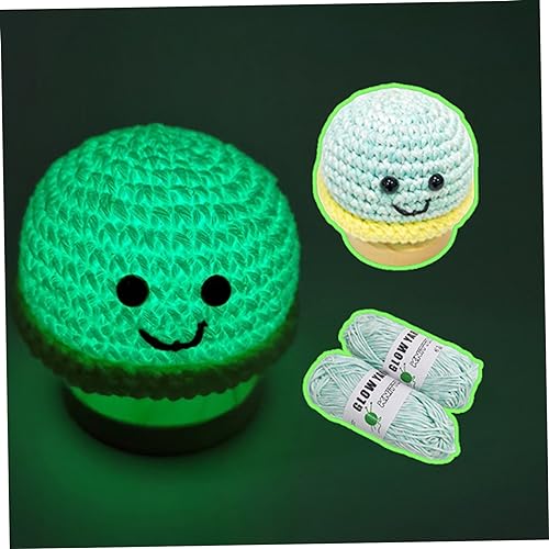 Hilo fluorescente para tejer proyectos nocturnos y manualidades creativas 3