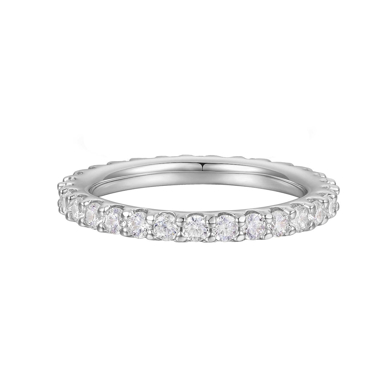 Zubahuss 14K Moissanite Full Eternity Ring