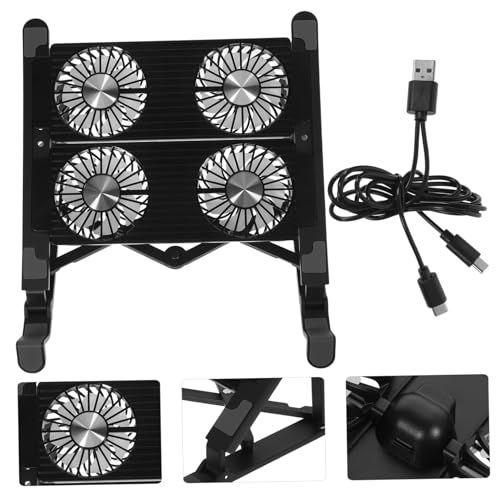 Soporte portátil ajustable para laptop Veemoon con ventilación miniatura 3