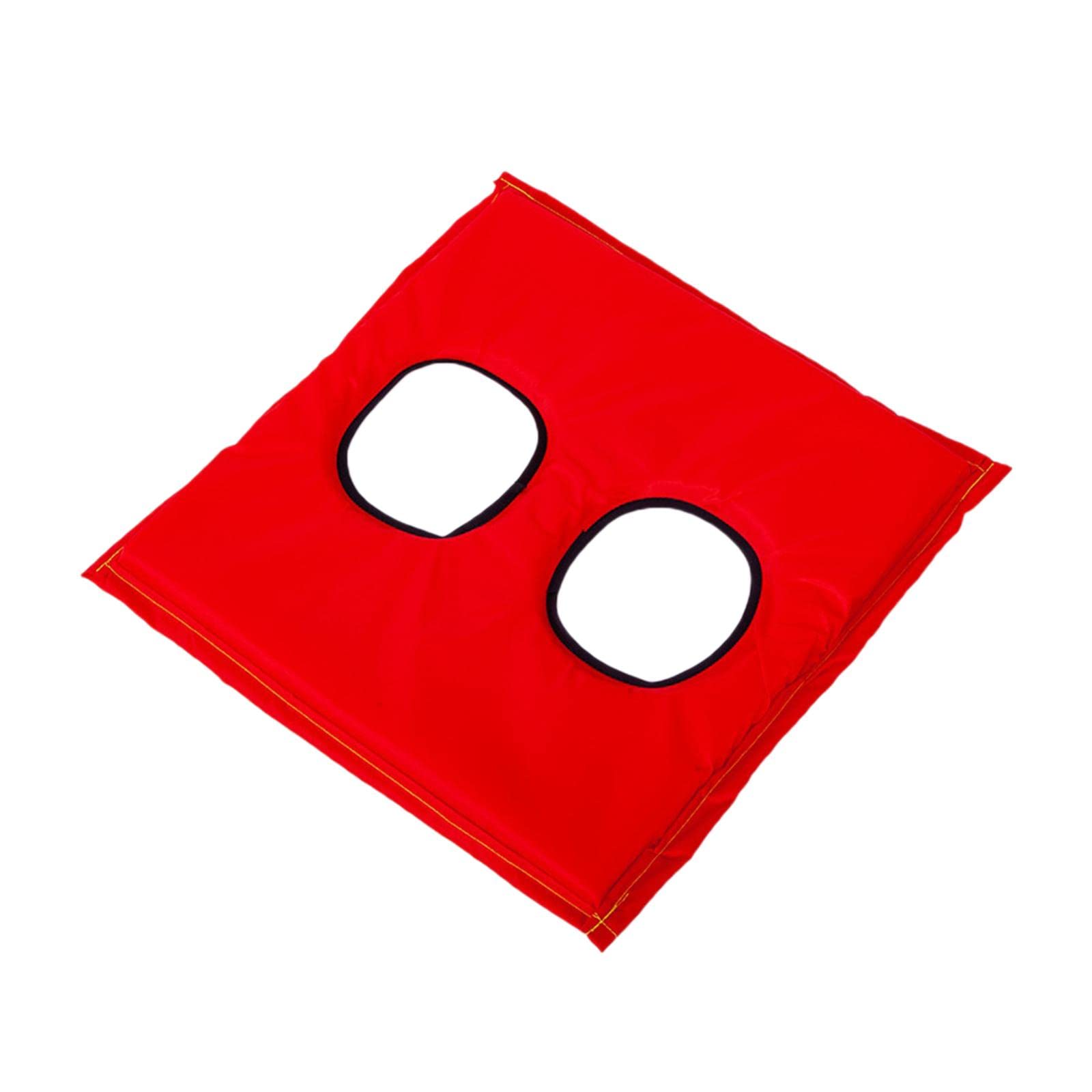 SAZ DEKOR Kids Sensory Mat Preschool Jumping Mat Development Toy for Girls Kids School Red 42cmx42cmx2cm