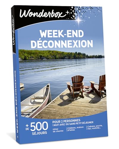 Wonderbox - Week-End Déconnexion - Coffret Cadeau - Idée Cadeau Séjours