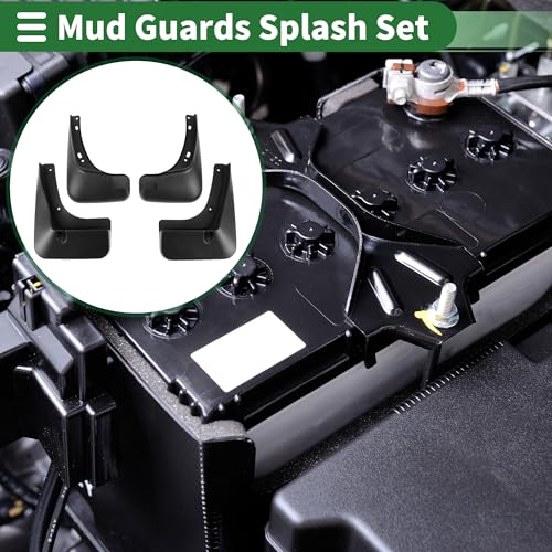 Image of Motoforti Mud Flaps Splash Guards Mud Guards for Chevrolet Malibu 2012-2015 W /Mount Accessories