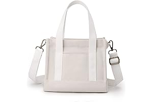 MINKARS Mini Tote Bag: Canvas Crossbody Purse for Women