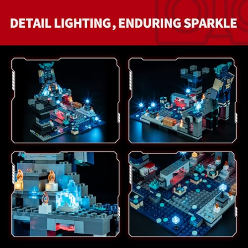 Image of BRIKSMAX Light for Lego The Duel in Darkness 21246 - Compatible with Minecraft Building Blocks Model - Without Lego Set