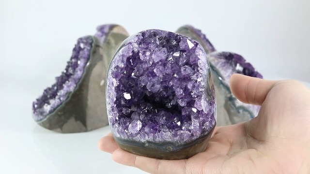 Nvzi Amethyst Crystal Rock, Real Amethyst Stone, Amathesis Crystal