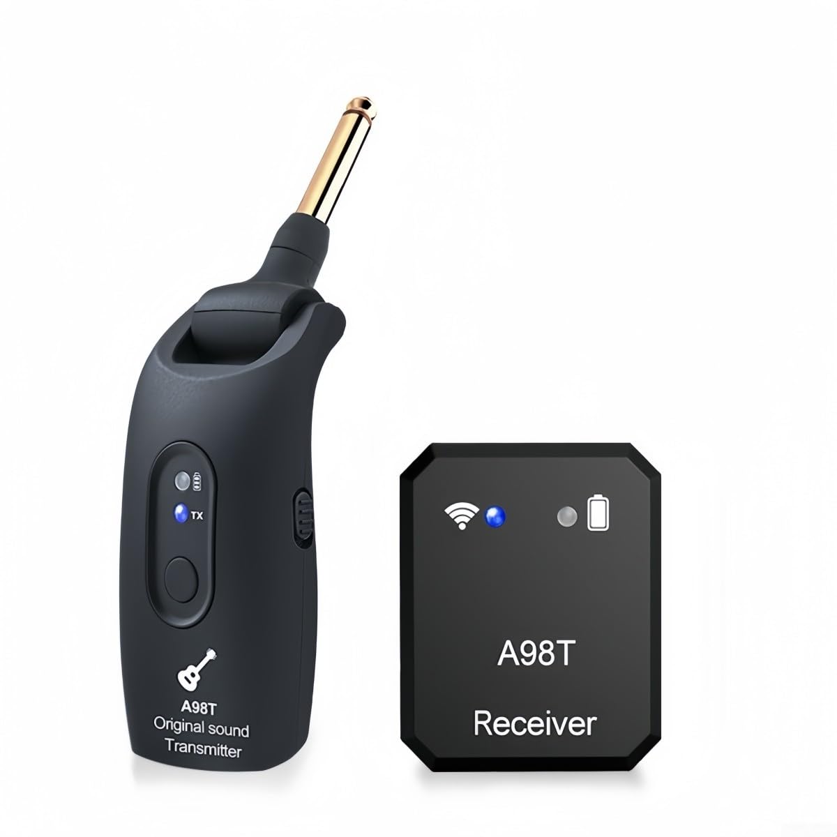 EasyByMall Sistema de monitoreo intraural inalámbrico de 2 4 GHz de frecuencia con baja latencia, ideal para músicos durante ensayos y espectáculos en vivo