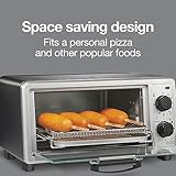 Hamilton Beach Professional Sure-Crisp Digital Air Fryer Toaster Oven Combo with 6-in-1 Functionality, 1500 Watts, 10-inch Pizza / 4 Slice Capacity, Stainless Steel (31241)