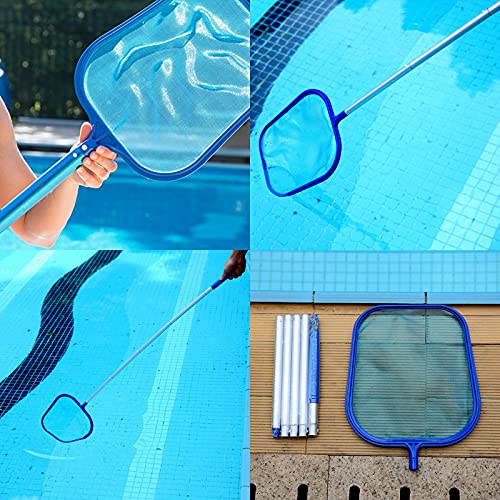 TSLBW Zwembad Skimmer Net met Pool Zwembad Blad Skimmer Net Zwembad Net Blad Hark Fijn Mesh Pool Blad Net Zwembad… - Image 8
