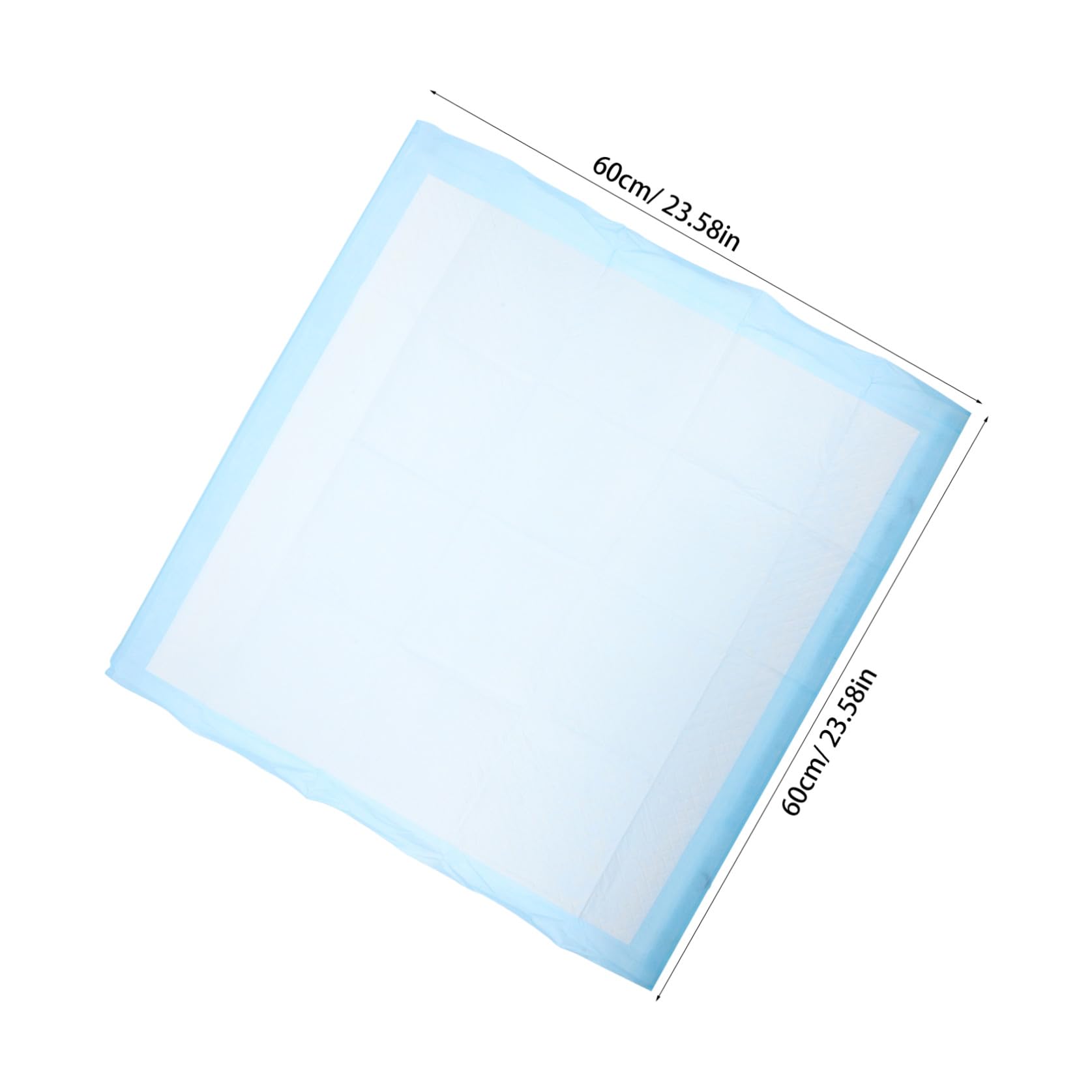 Alèse Jetable pour Chiots 60x60cm, Super Absorbante | Non-tissé, pour Chiens et Pets, Entraînement à Propreté, Chambre D’hôtel, Lot Simple