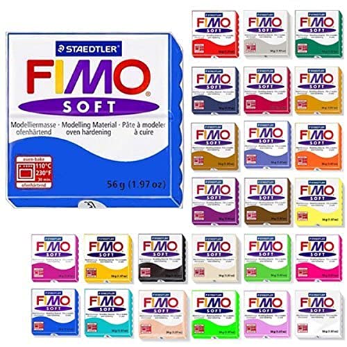 Fimo Soft Starter Pack de 12 blocs de 56 g Multicolor by Steadtler