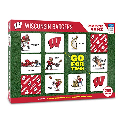 Image of YouTheFan NCAA Officially-Licensed Memory Match Game - Humorous, Team-Specific, Original Hand-Drawn Artwork, Fun for the Whole Family, for Fans Young and Old