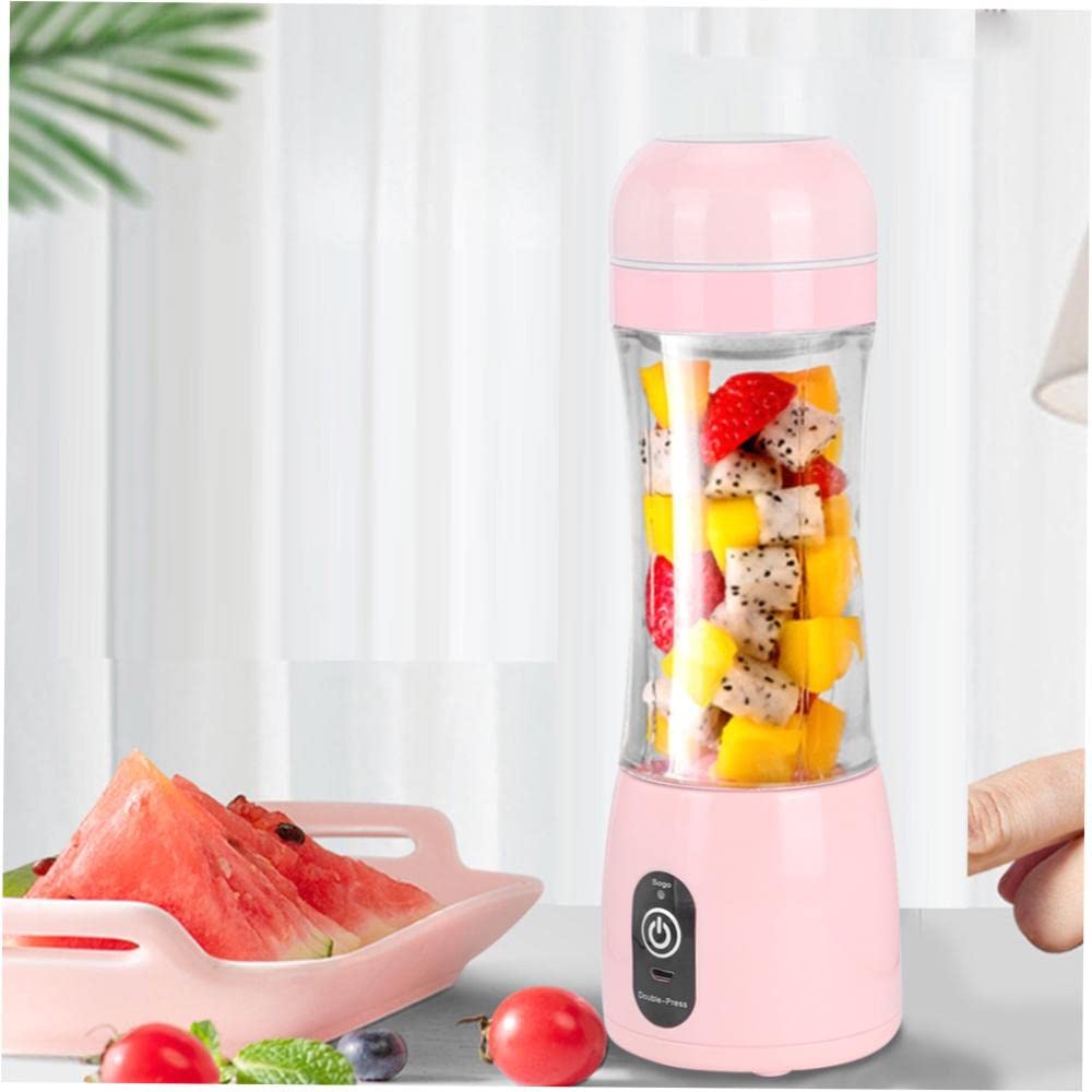 Portable Blender, Personal Size Eletric USB Juicer Cup, Fruit, Smoothie, Baby Food Mixing Machine with Upgraded 6 blades, ...
