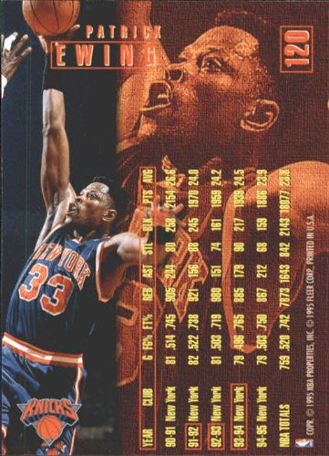 Amazon.com: 1995 Fleer Basketball Card (1995-96) #120 Patrick