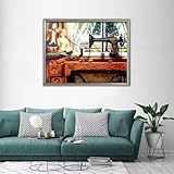 【PITTURA DI DIAMANTI ABBAGLIANTI】I diamanti dipinti hanno sfaccettature multiple che catturano la luce e creano un effetto scintillante.L'arte dei diamanti possiede un forte aspetto tridimensionale che non svanirà mai.La superficie del diamante contiene numerose sezioni scintillanti,con conseguente colori più vibranti e maggiore luminosità.