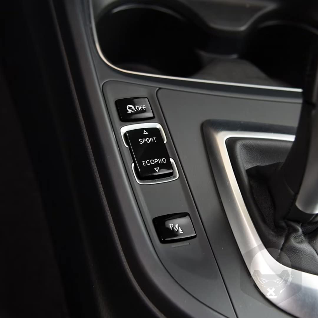 Garniture Couvercle Levier De Vitesse Carbone Pour BMW F30, F20, F31, Etc. (2012-2018) - Adhésif 3M, Motif Fibre Carbone - Déco Intérieur Voiture