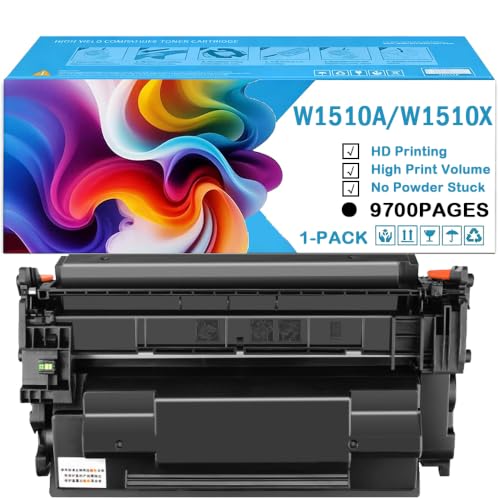 Cartouche W1510A HP 151A pour imprimer vos rapports professionnels sans interruption ni traces