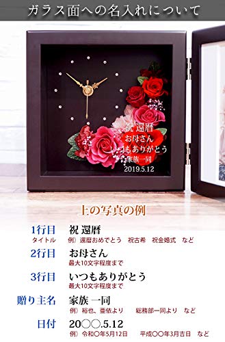 Amazon.co.jp: 還暦祝い 女性 プレゼント フォトフレーム付き 