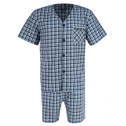 Hanes Men's Short Sleeve Short Leg Pajama Set