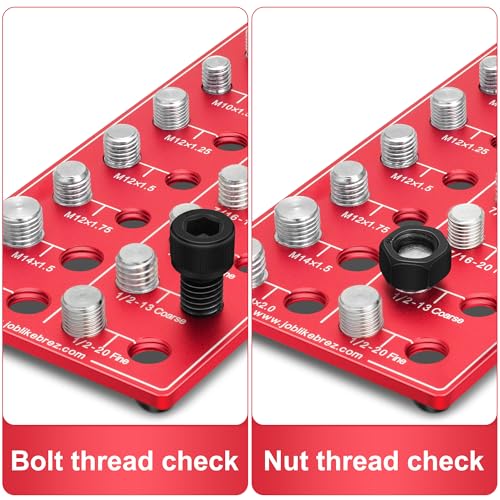 Joblikebrez THREAD GAUGE 15 Standard & 15 Metric, Thread Pitch Gauge thumb #1