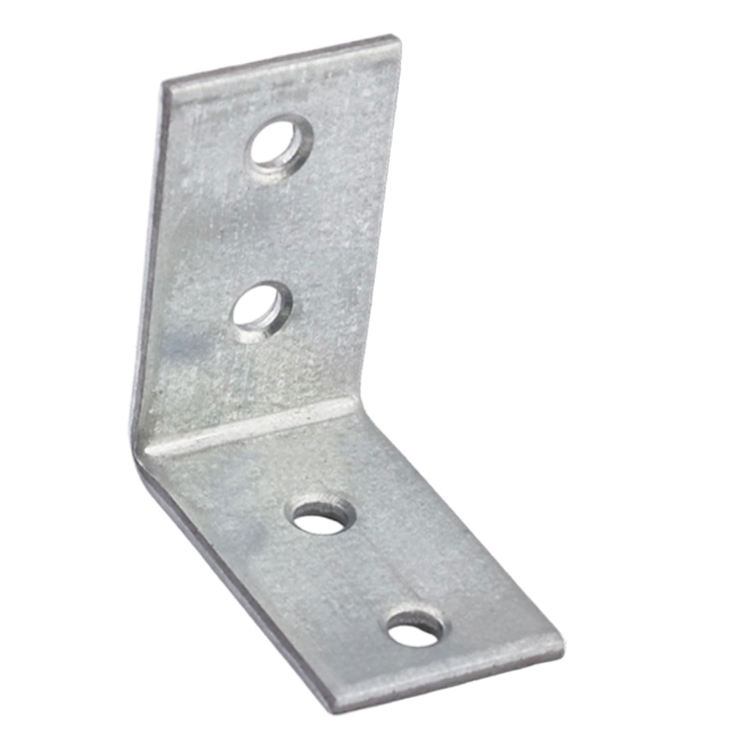 Badem10 Mobilya Köşe Bağlantı Sabitleme L Demir Deprem Dolap Duvar Birleştirme Gönye 35x35x20 mm (5 ADET)