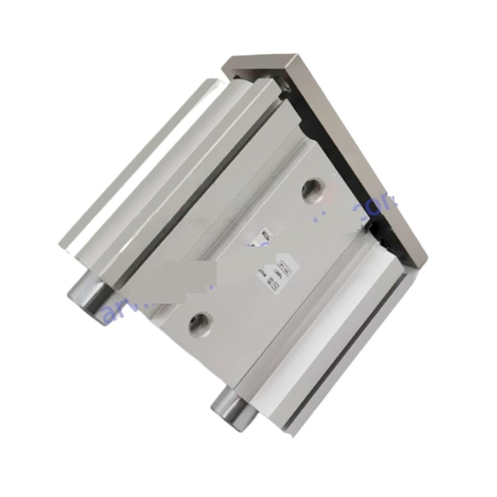 Cylindre à trois tiges MGQM25-50 en alliage d'aluminium usiné pour automatisme de précision
