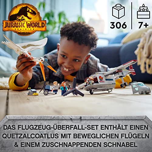 LEGO 76947 Jurassic World Quetzalcoatlus: Flugzeug-Überfall, Dinosaurier Spielzeug mit Figuren, Geschenk für Kinder ab 7… – Bild 3