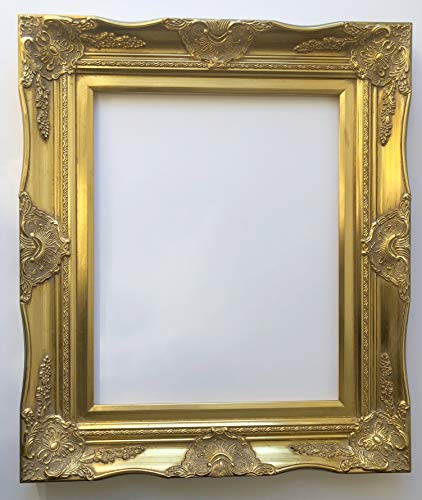 TP Picture Frame- 18x24 Classic Gold Ornate- Vintage Look, Antique Style, Baroque Design
