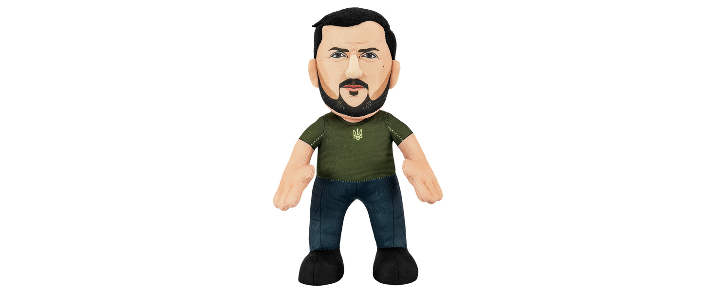 MEe　baccan TENTI バッカン ぬいぐるみ　フィギュア Amazon.com: Bleacher Creatures President Volodymyr Zelenskyy 10
