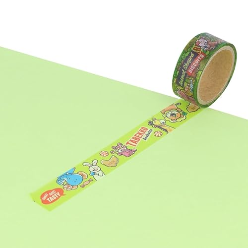 Miniatura 3 de Sunstar Stationery S8589275 Garbage Animal Masking Tape, Transparent, Gimbis, C Pattern