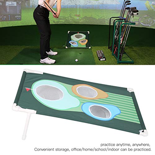 Conjunto de alvos de prática de golfe, rede dobrável de prática de golfe, armazenamento de grande ca