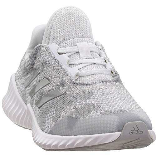 adidas Unisex-Child Fortarun, White/Grey/Grey, 6 Wide US Big Kid2