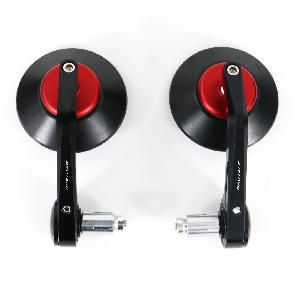 Espejos laterales para MV AGUSTA Brutale 675 y 800 retrovisores de manillar rojo