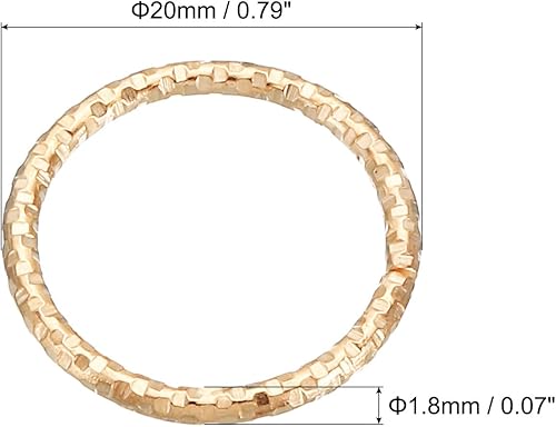 Miniatura 2 de PATIKIL Anillo con dije de copa de vino de 0.071 x 0.787 in, paquete de 100 aretes de metal con cuentas, aros de salto abiertos trenzados, color