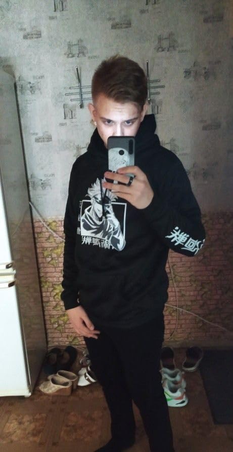 MOONSHINE Boys Hoodie Jujutsu Kaisen Black - Image 7