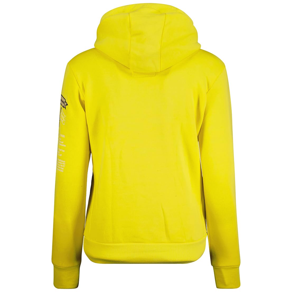 Canadian Peak Gyrelle Lady Damska bluza z kapturem i kieszeniami - Bluzy z długim rękawem Ciepła kurtka - Zamek błyskawiczny Sweter damski Wiosna Lato Jesień Zima (Neonowy Żółty M)